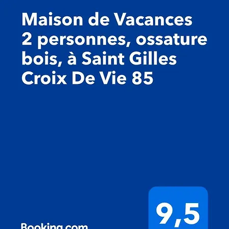 Maison De 2 Personnes, Ossature Bois, A Gilles Croix De Vie 85 Saint-Gilles-Croix-de-Vie